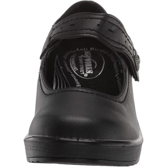 Easy Street by Easy Works Women's Letsee Mary Jane Clogs, Black Size 8WW - Picture 4 of 7